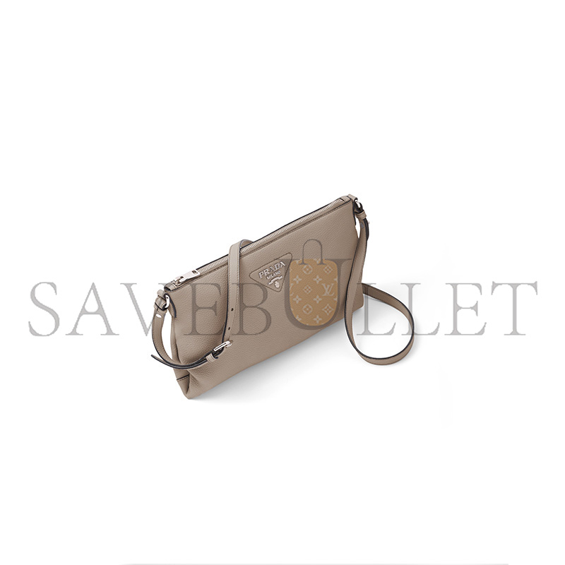 PRADA LEATHER SHOULDER BAG 1BH050 (30*19.5cm) 